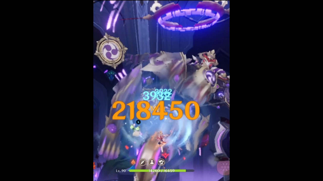 Yoimiya showcase f2p , 218k dmg #shorts #genshinimpact #showcase #yoimiya