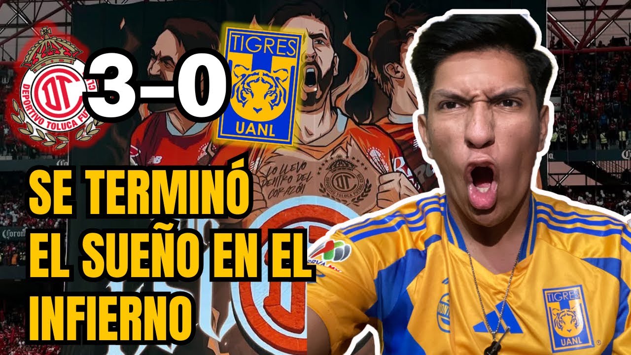 HASTA AQUÍ LLEGAMOS 😭 | Toluca (3) vs (0) Tigres | Semifinal Vuelta | Reacción | Boxtification