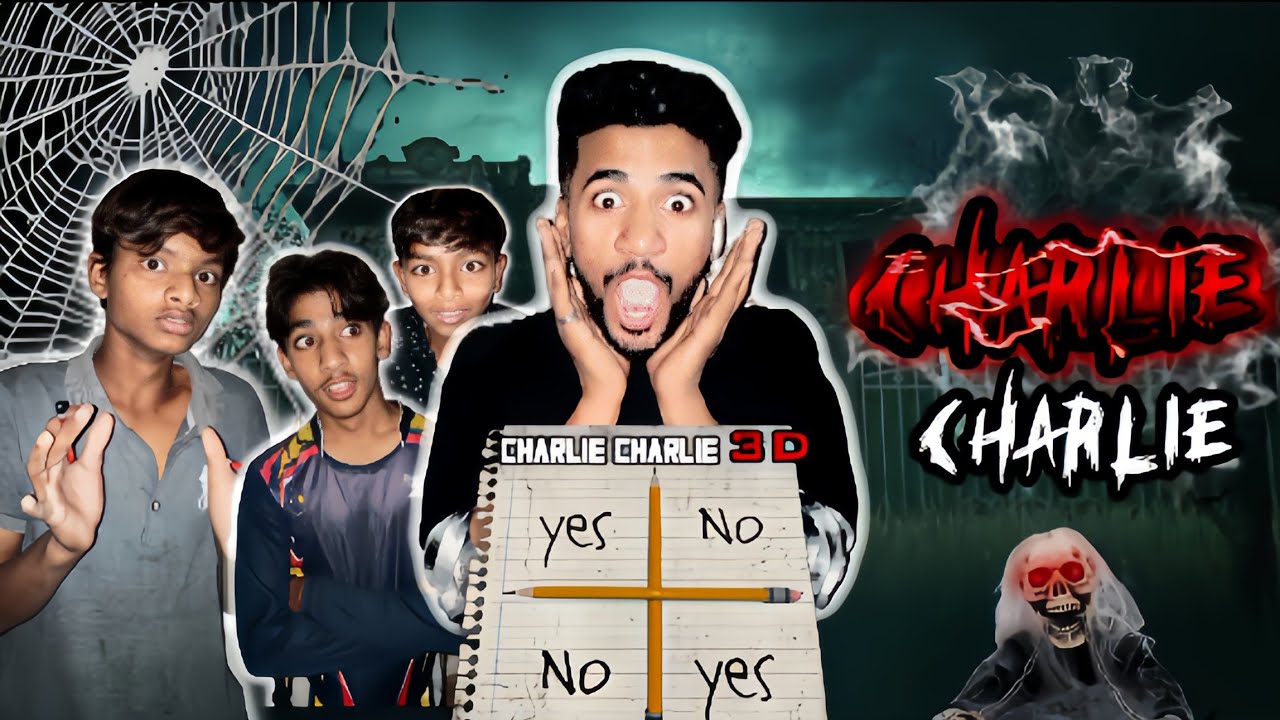 Charlie Charlie horror game | Charlie 👻 Sachi main aa gya#views #viral #ghost #entertainment 