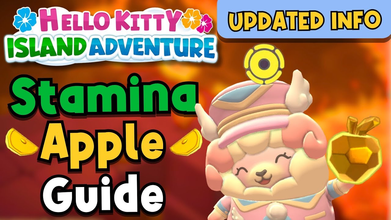 ✨🍎NEW Stamina Apple Guide For Hello Kitty Island Adventure 🍎✨