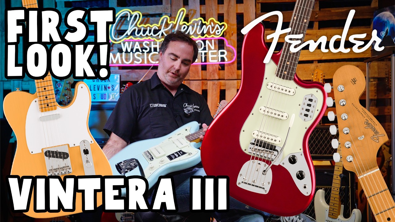 Первые впечатления от новых гитар и бас-гитар Fender Vintera III!