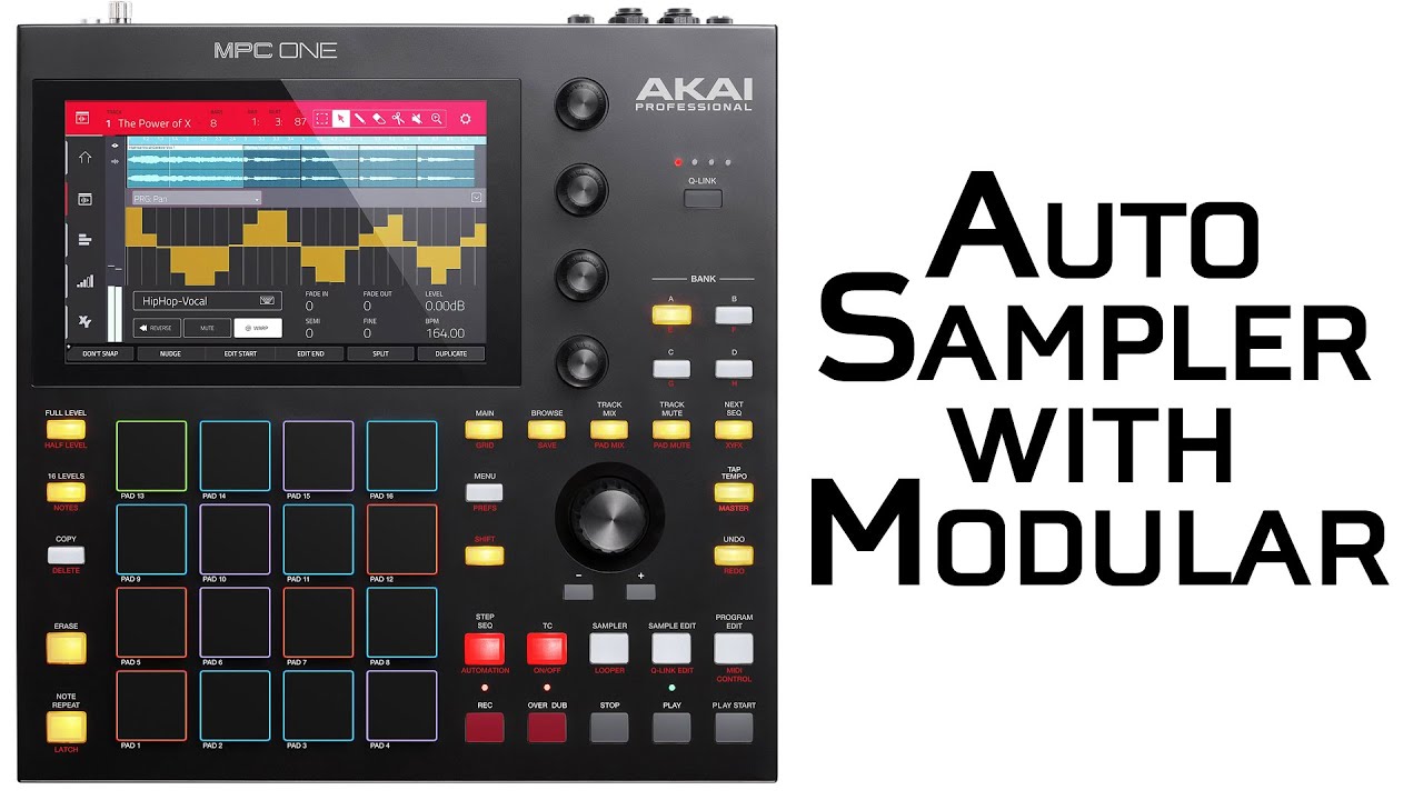 Автосэмплер MPC One + Модульные эксперименты — создание сэмплированных приборов с минимальными ус...