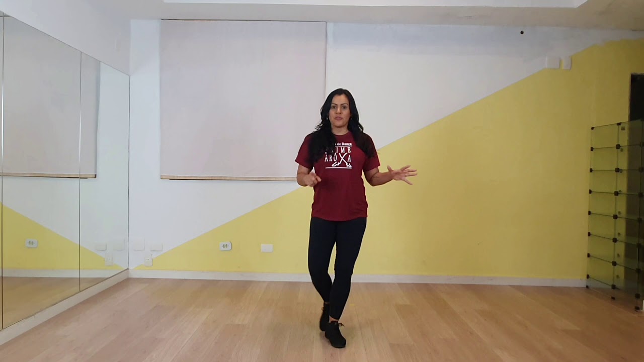 Aula de Bachata - passo básico e variações 
