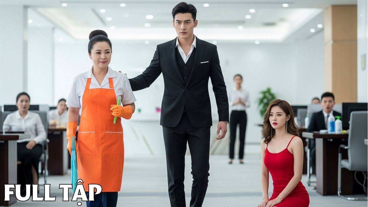 Cô gái hống hách bắt nạt cô lao công – Ai ngờ đang đụng phải mẹ của Tổng Tài quyền lực!