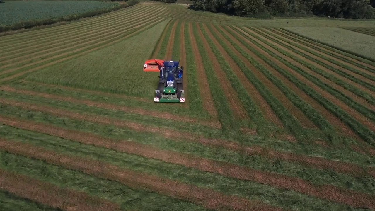 New Holland T7.270 blue power Mowing 2020