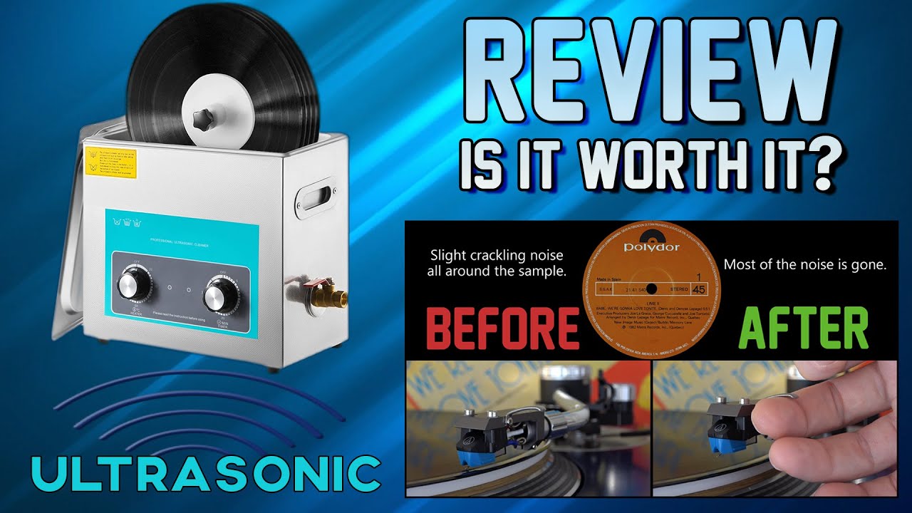 Ultrasonic Record Cleaning Machine - Review - Test - Opinion - Before / After Audio Clips