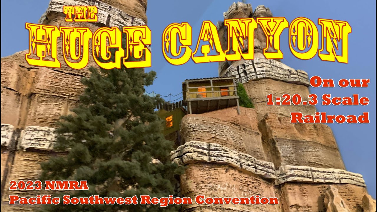 Scenery on the HUGE CANYON on our 