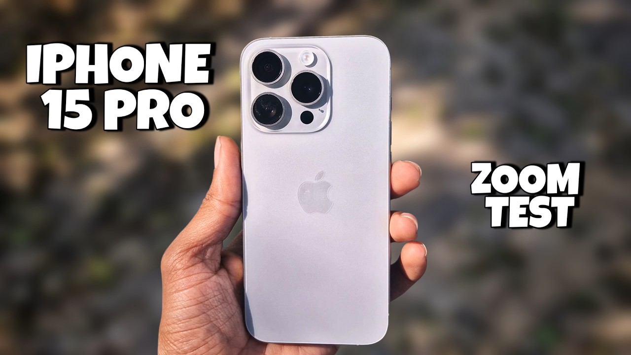 IPHONE 15 PRO Camera Zoom Test 🔥