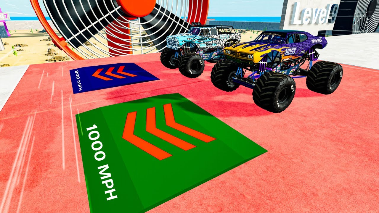 Instant 1000 MPH Acceleration BeamNG Test Drive : Which Car Survival Chance? #001