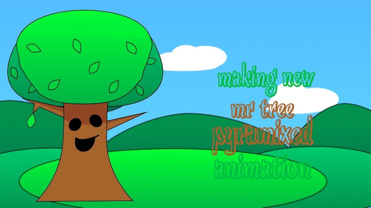 Making new mr tree pyramixed animation | in flipaclip
