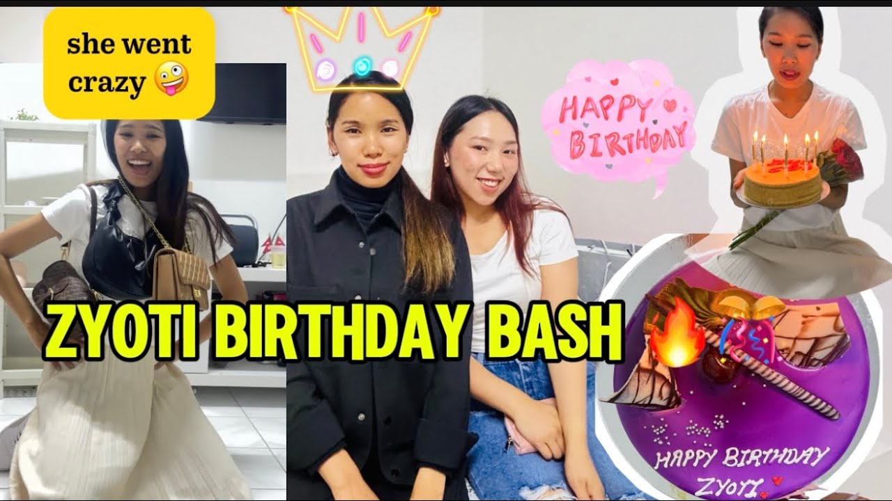 Another year, another vibe ✨ Happy Birthday Zyoti 🎊🎂 Birthday bash 🔥Full enjoyment 🥰 