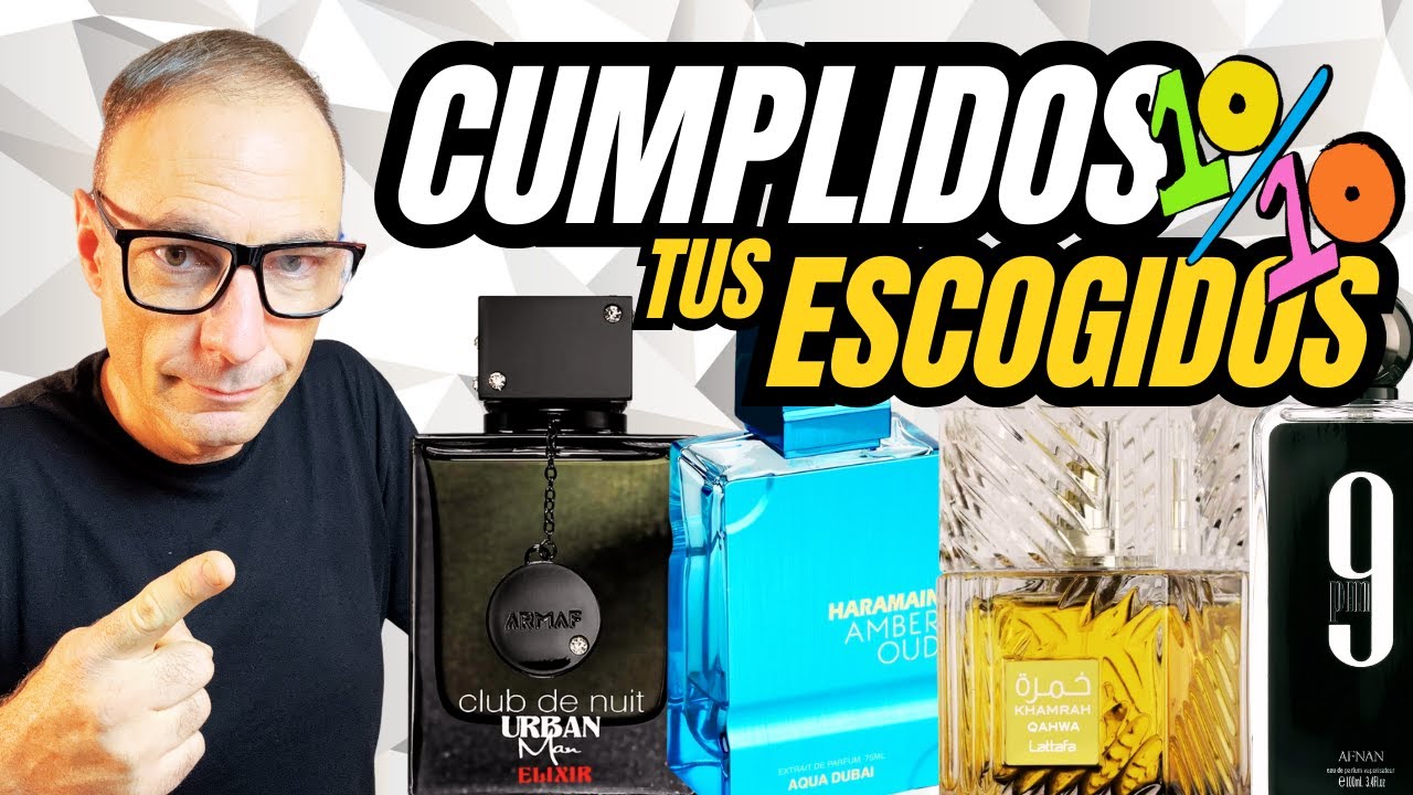 Los 15 perfumes ÁRABES que MÁS CUMPLIDOS dan | TUS VOTADOS