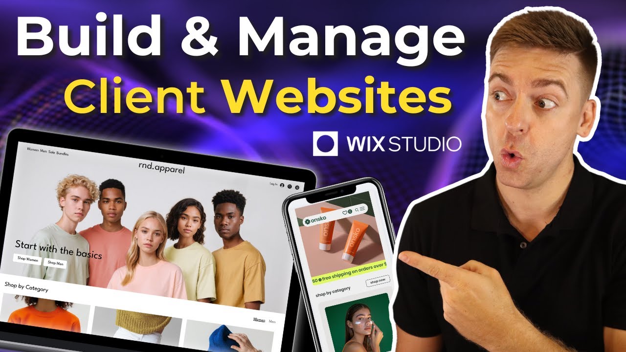 Как создать сайт для агентства | Полное руководство по Wix Studio (2025)
