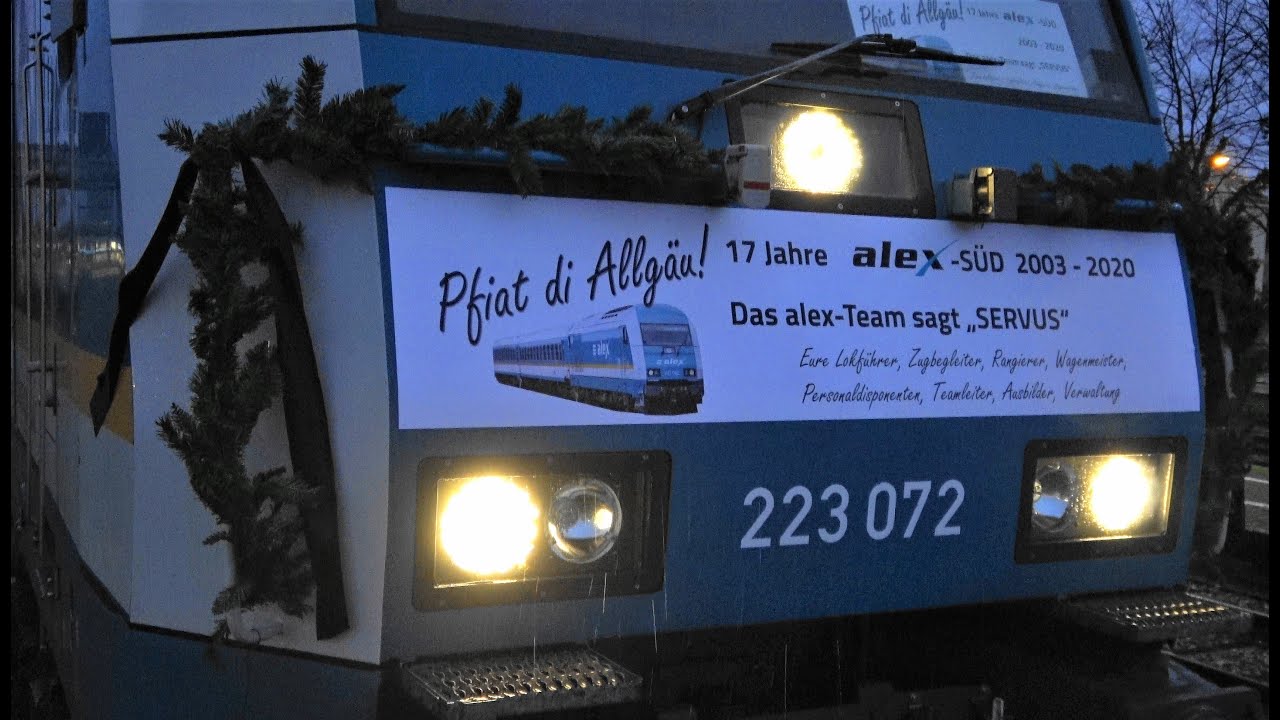 Lindau HBF: Würdevoller Abschied der ALEX-Züge & lokbespannter EC Zürich-München-Zürich / viel MAKRO