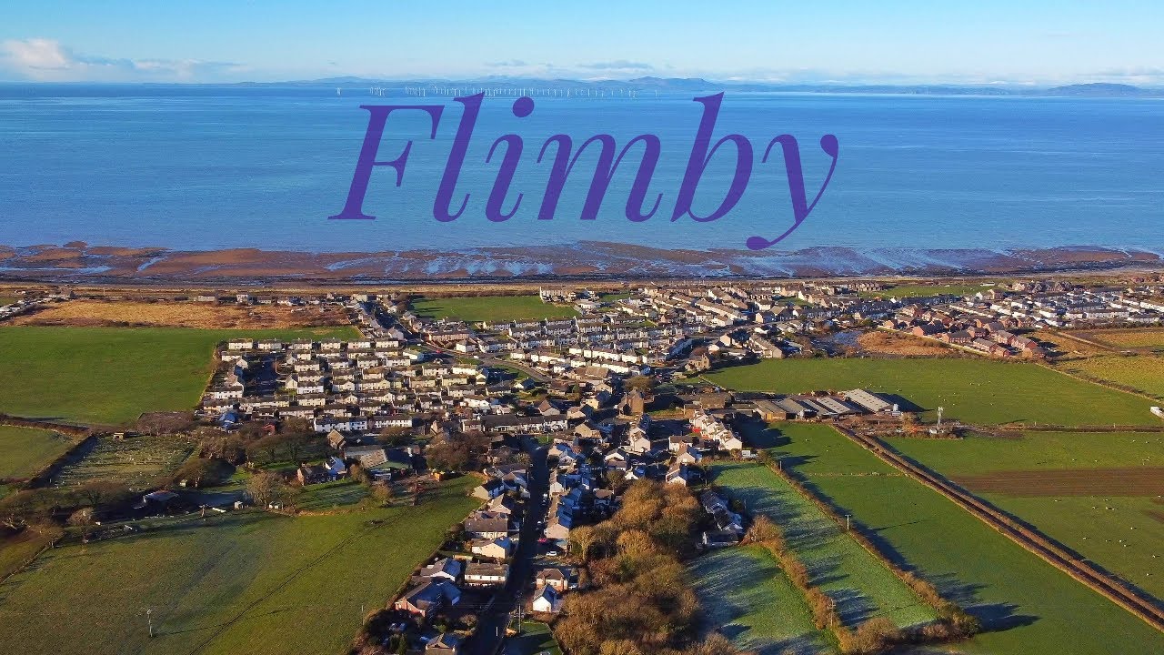 Flimby, Cumbria from above
