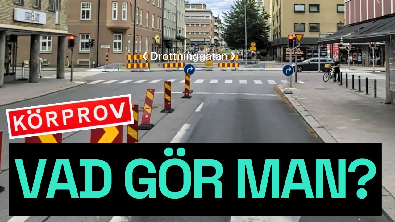 Hur får du köra här??