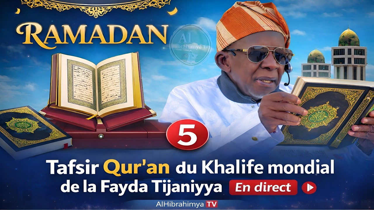 [🔴Direct ] Médina Baye : Tafsir Qur'an avec Alkhalifa Cheikh Mahi Ibrahima Niass - 23/02/2026