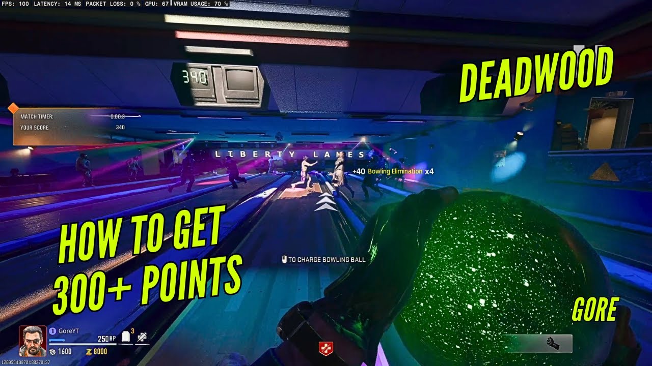 How to get 300 points in Bowling | Black Ops 6 Zombies