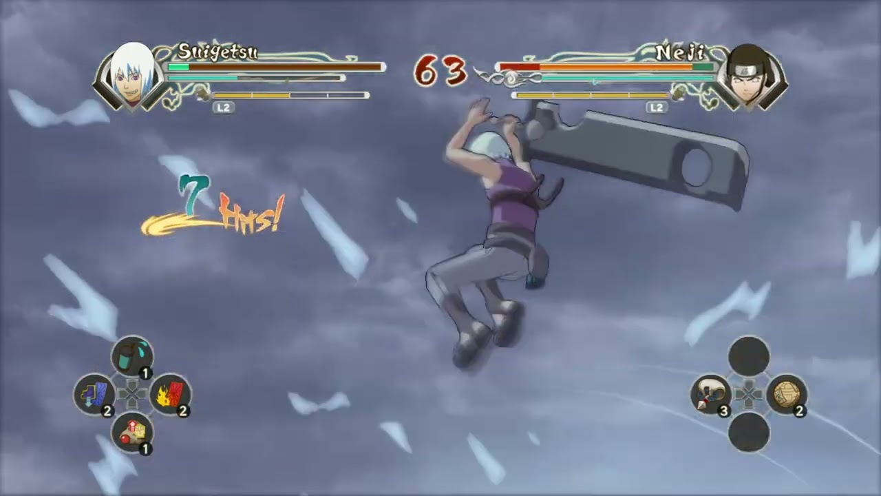 Suigetsu vs Neji (Part 1) - Naruto Shippuden Ultimate Ninja Storm Generations
