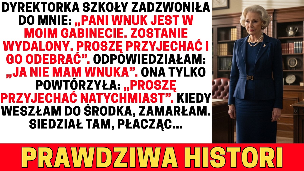 DYREKTORKA ZADZWONIŁA W SPRAWIE WYDALENIA MOJEGO WNUKA… ALE JA NIE MAM WNUKA