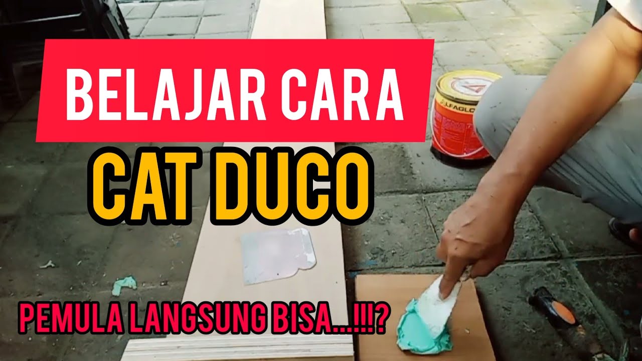 УЗНАЙТЕ, КАК ОТДЕЛАТЬ КРАСКУ DUCO