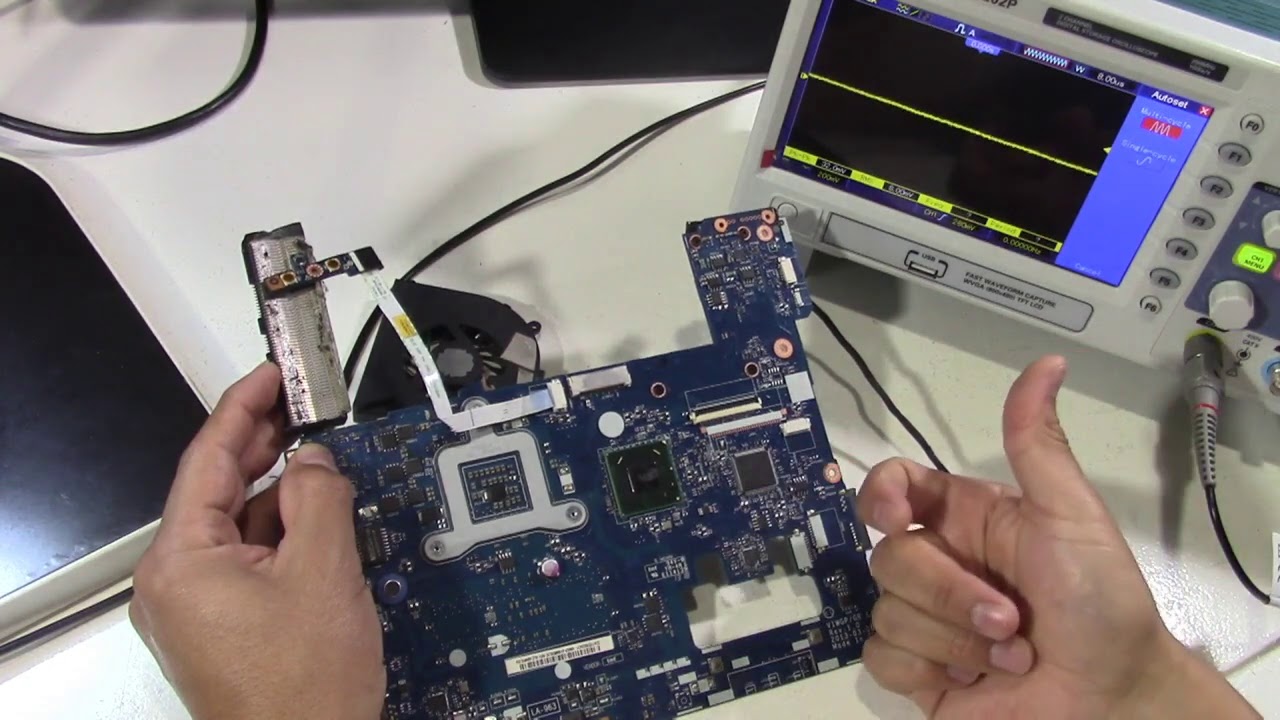 Diagnostico laptops-tips uso Osciloscopio