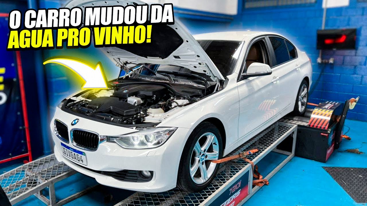 FIZ O 1º UPGRADE NA MINHA 320i E ELA GANHOU MAIS DE 90 CAVALOS 😱