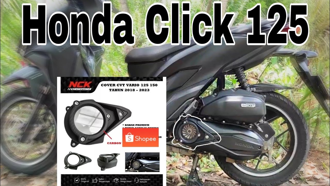 Honda Click Vario CVT Cover Transparent #click125i #vario #honda #click #cvt #cvtips #cvtcleaning