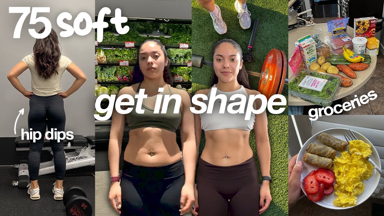 HOW I STAY FIT | grocery shopping, fat loss, hip dips, arm workouts, dancing | 75 soft week 3 & 4