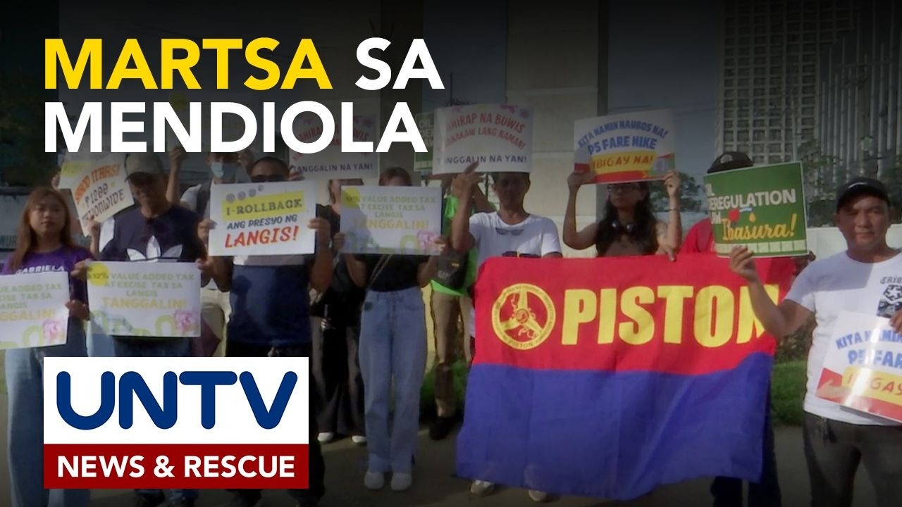 Kilos-protesta ng PISTON at iba pang grupo, tuloy ngayong araw, March 20