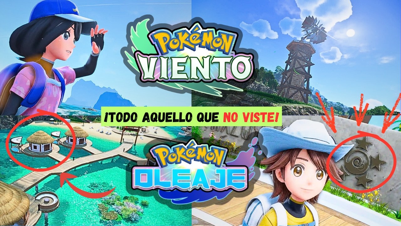¡ANÁLISIS FRAME A FRAME del TRÁILER de POKÉMON VIENTO Y OLEAJE! El proyecto más ambicioso de Pokémon