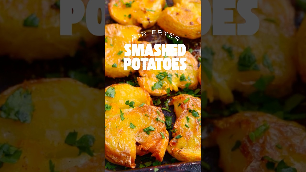 Air Fryer Smashed Potatoes | Crispy & Easy 