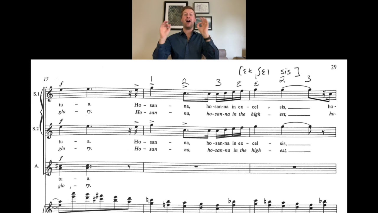 Sanctus (Rutter, from Requiem) - Tenor practice