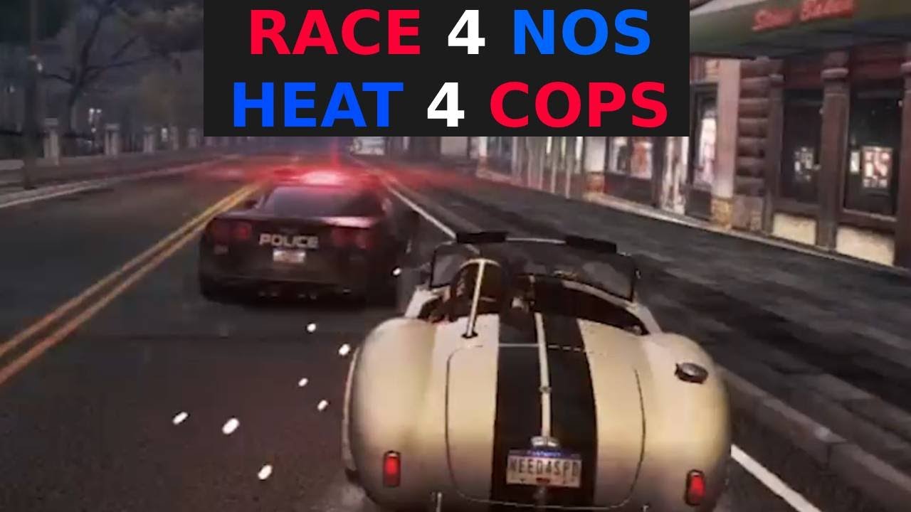 CannonBall Run 🏎 SHELBY COBRA 1st Race for Burn Nitrous | Police Chase (Heat 4) | NFS MW 12 Gameplay
