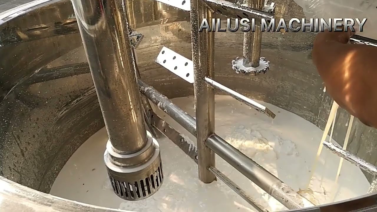 vacuum emulsifying mixer toothpaste making machine high shear homogenizer mixing equipment