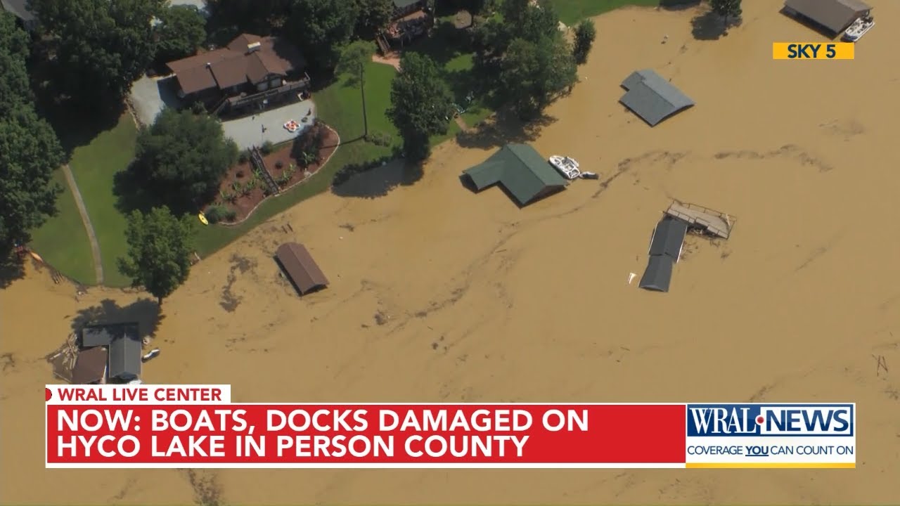 Latest on Chantal Flooding: 120 roads closed across North Carolina