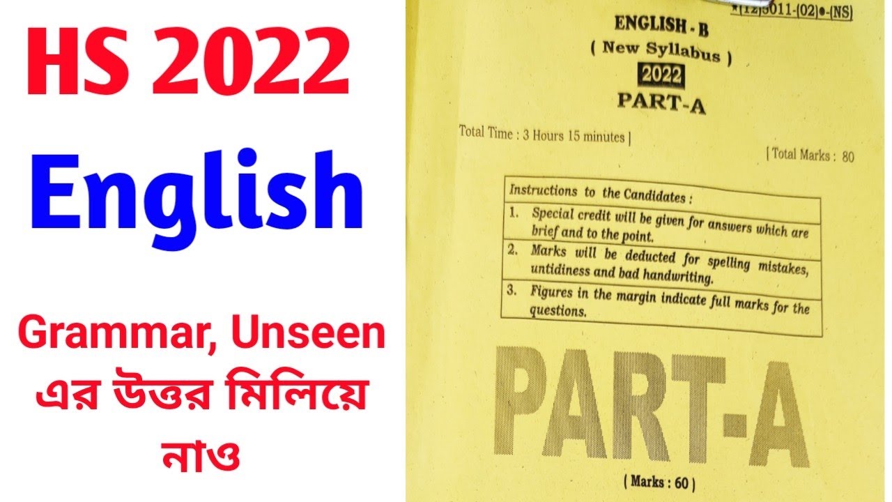 HS English 2022 Answer