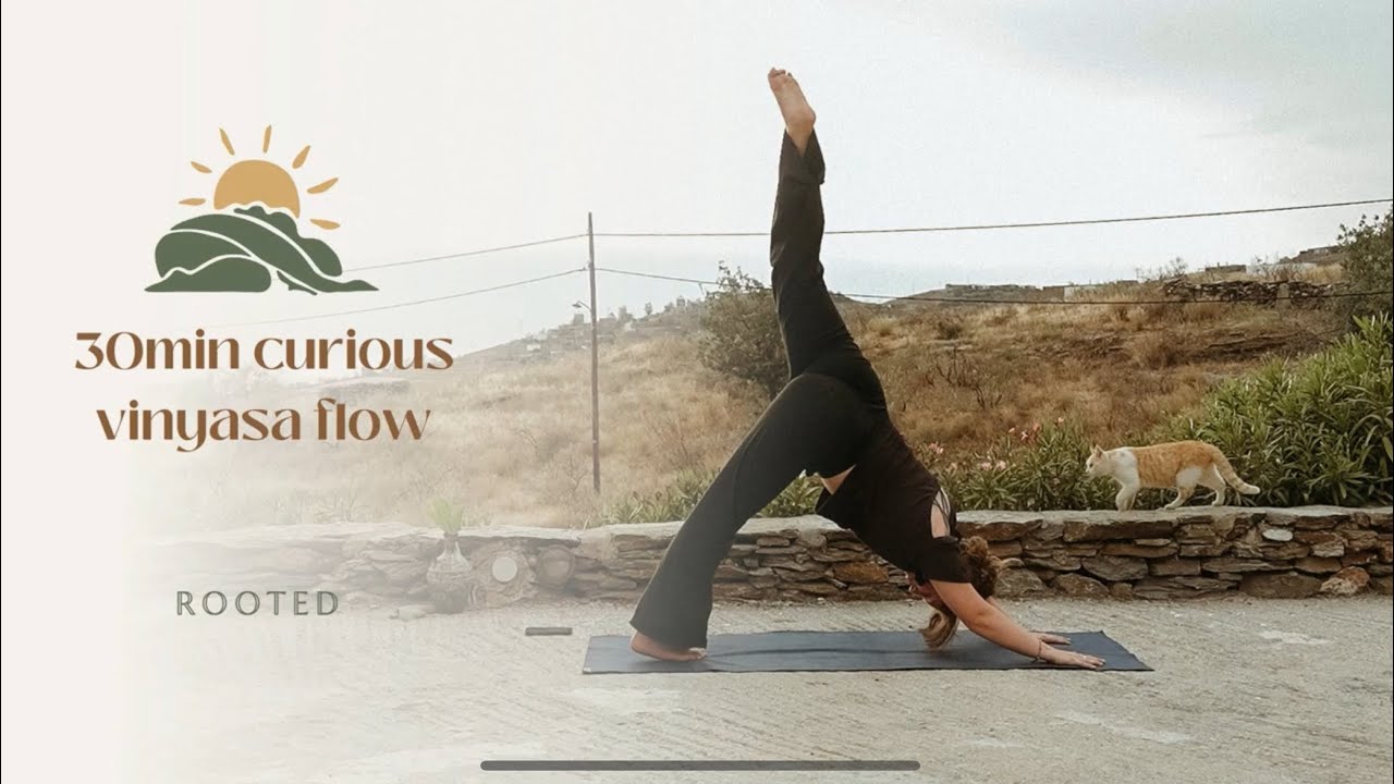 30min playful & curious vinyasa flow | Rooted.se