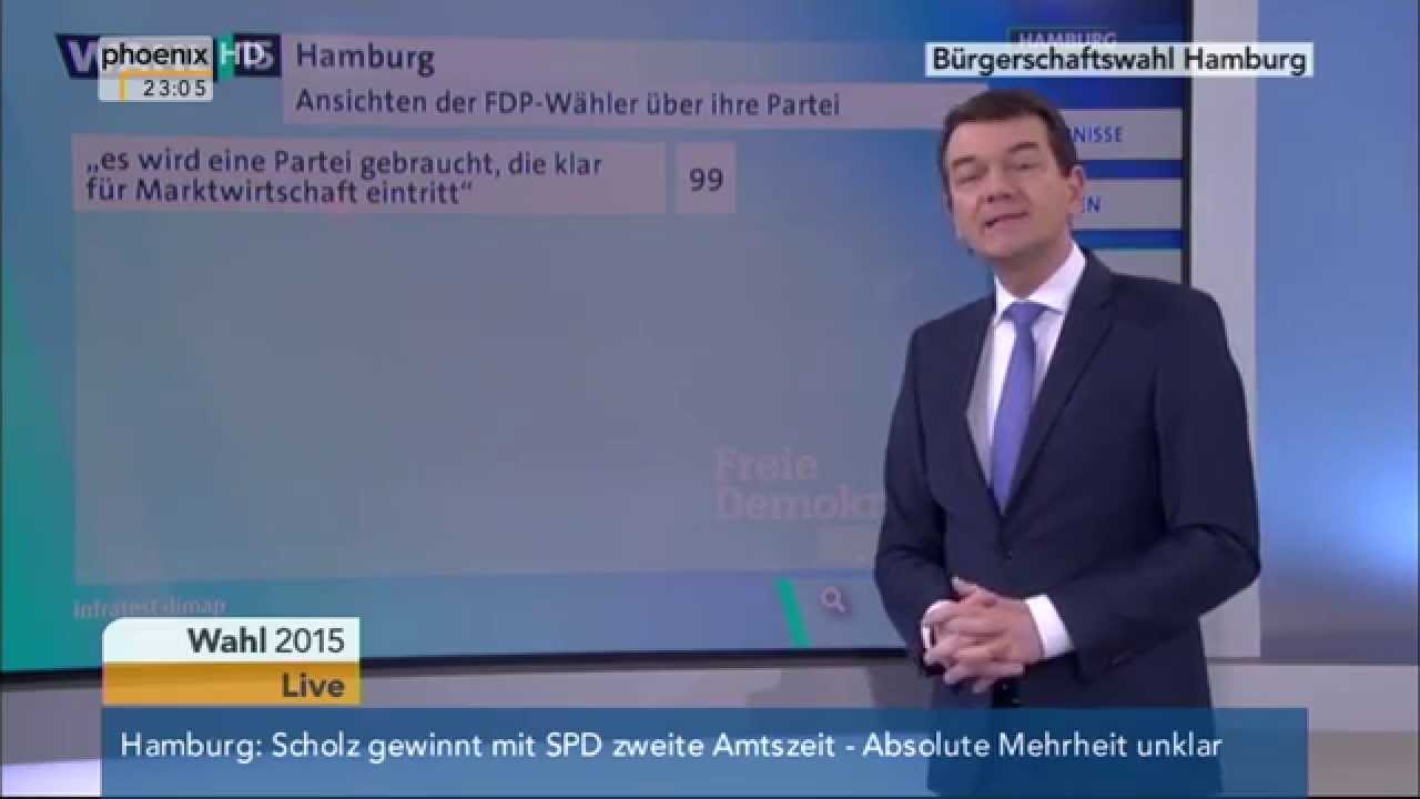Wahl in Hamburg: Wahlanalyse von Jörg Schönenborn am 15.02.2015