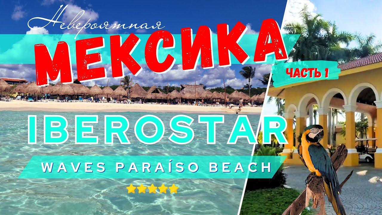 Путешествие в Мексику 🌵🤠. Обзор Отеля Iberostar Paraiso Beach. Все включено. Riviera Maya. Часть 1