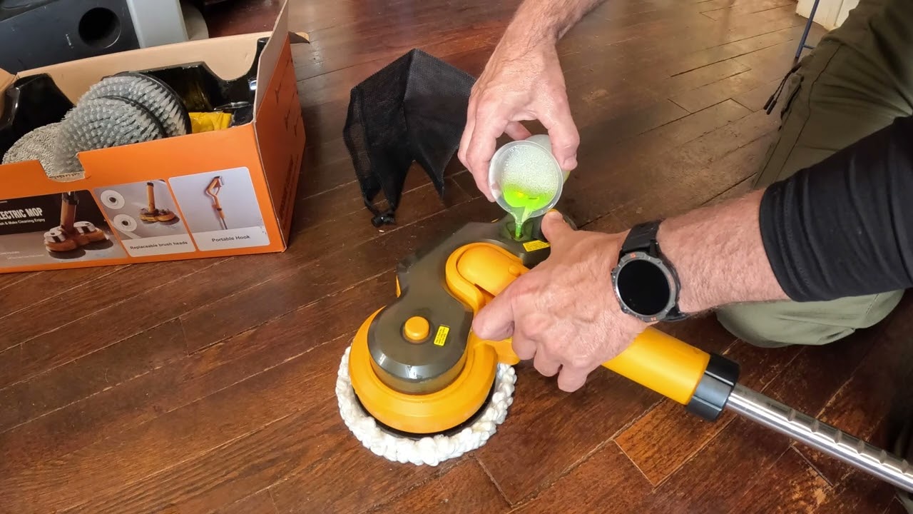 Cordless 2 in 1 Electric Mop for Dewalt 20V Battery - Unboxing/Review