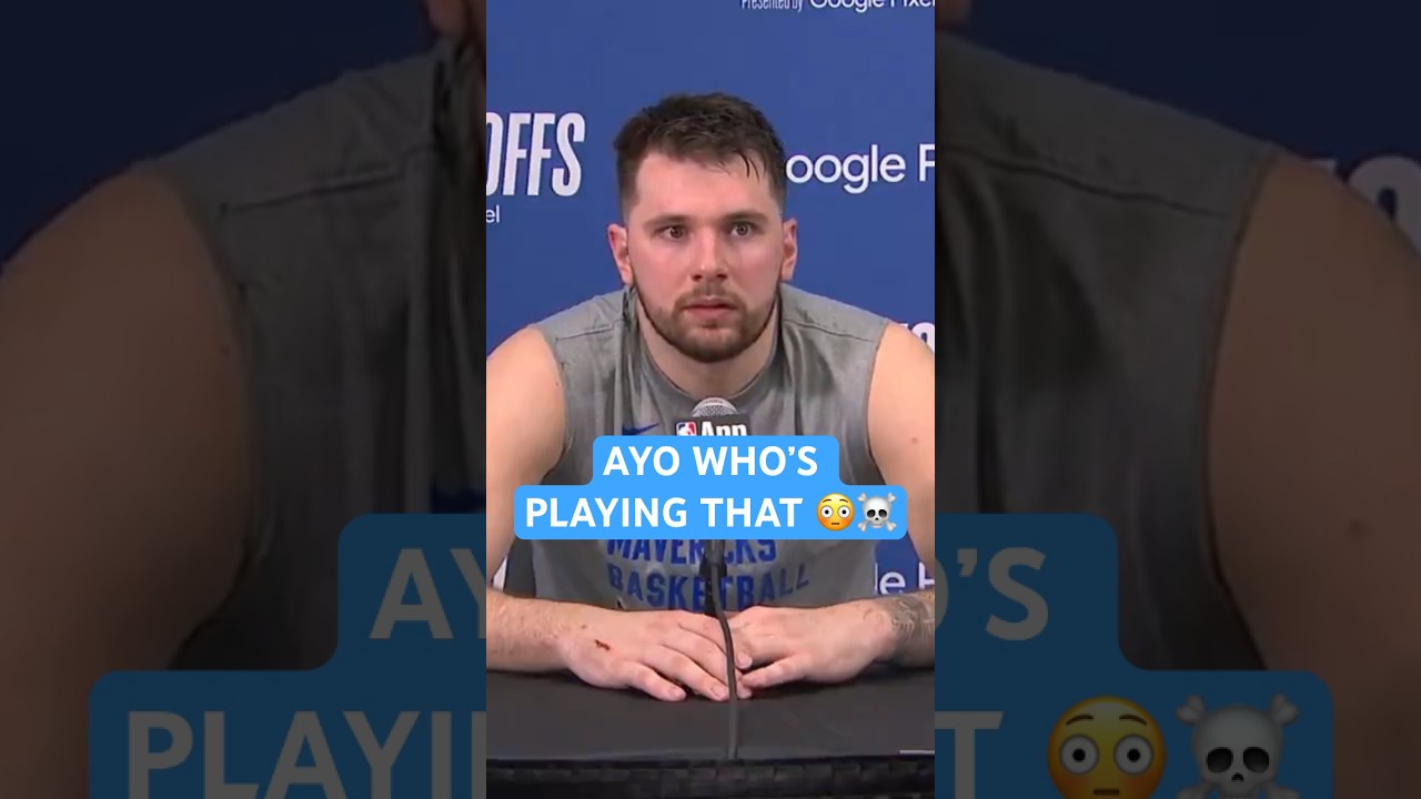 Luka Doncic&rsquo;s reaction to his press conference being interrupted by someone&rsquo;s phone 😭