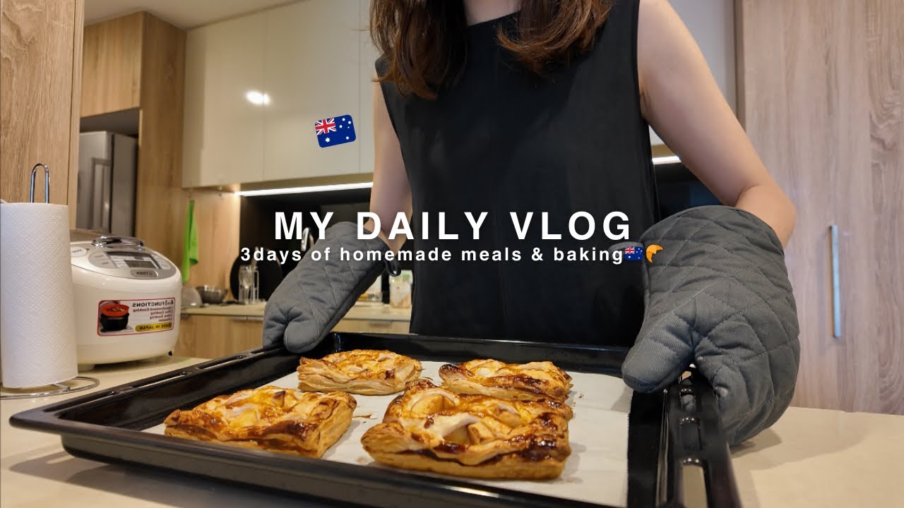 Australia Vlog｜休日ごはん3日間記録🇦🇺パン作りとおうち時間🥐｜オーストラリア生活｜ブリスベン暮らしVlog