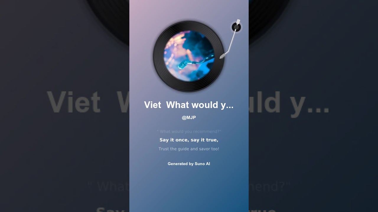 Viet: What would you recommend?