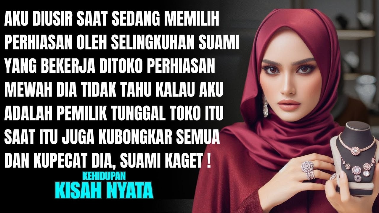 AKU DIUSIR SAAT MEMILIH PERHIASAN OLEH SELINGKUHAN SUAMI YANG BERLAGAK SEPERTI PEMILIK TOKO-KUPECAT!