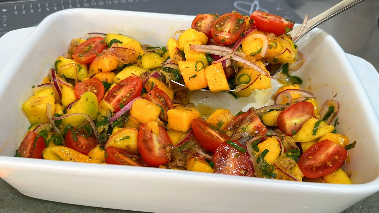 VINAGRETE DE MANGA | SALADA FÁCIL E DELICIOSA 