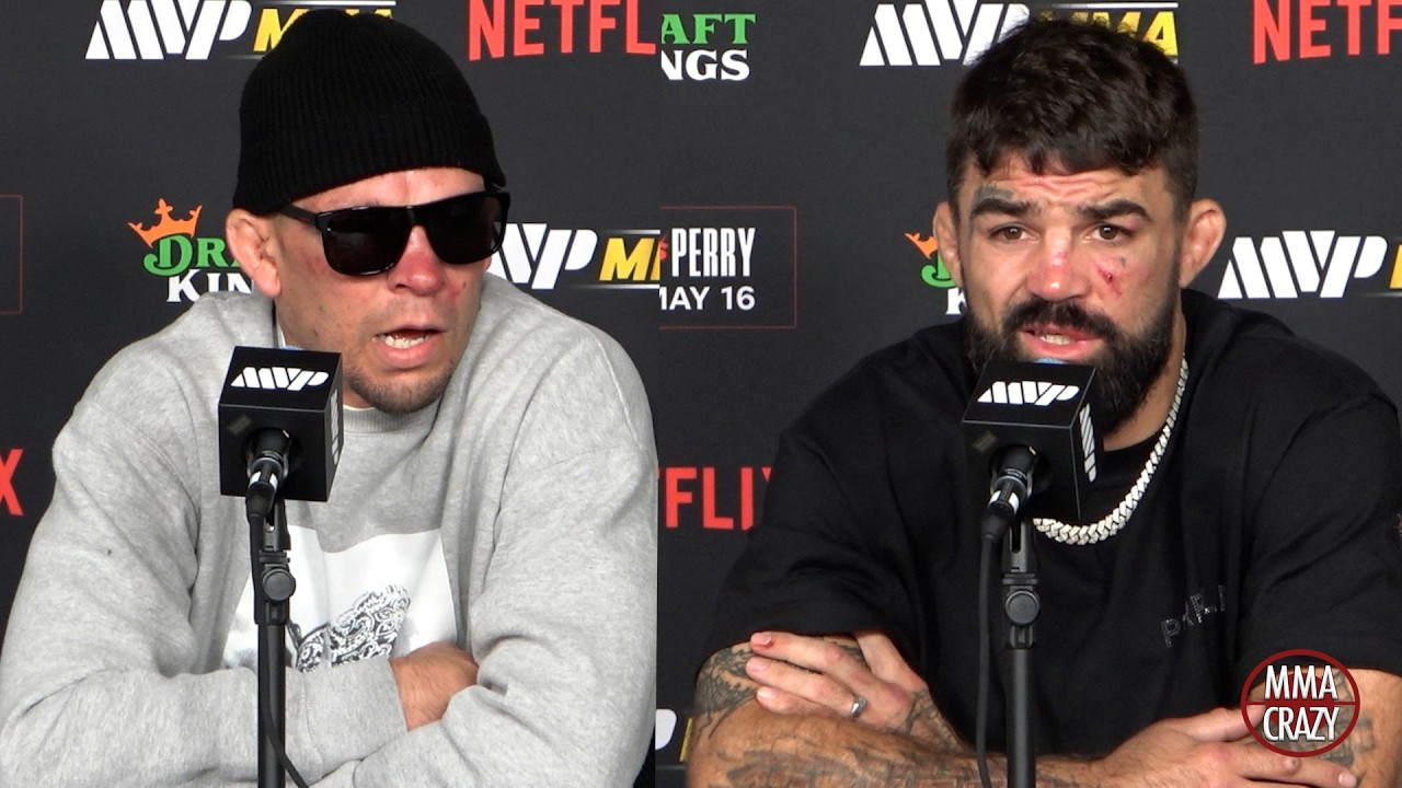 Nate Diaz vs. Mike Perry Post Fight Press Conference Highlights for MVP MMA on Netflix