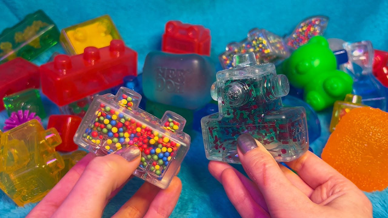ASMR Jelly Blox + Fidget Blox Squishies (Whispered Play)