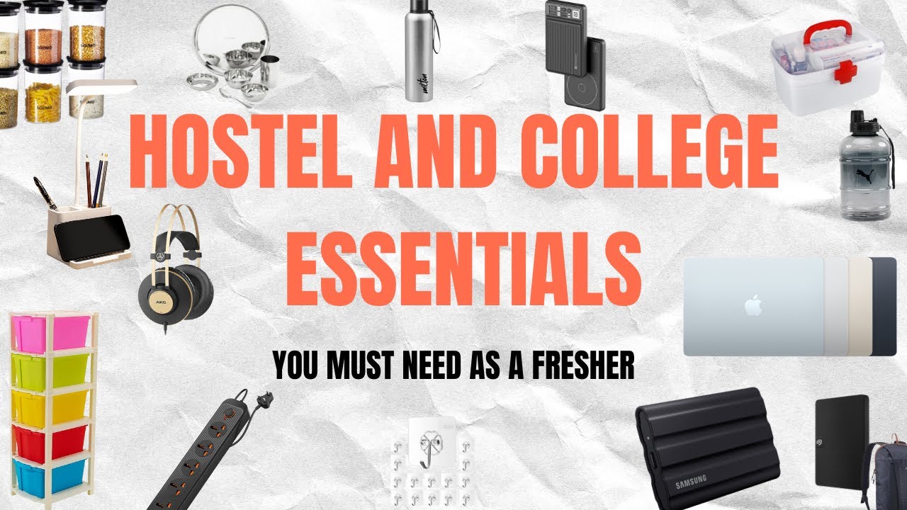 Hostel & College Essentials You Can’t Miss | What to Pack for SRM University (FRESHER'S GUIDE )