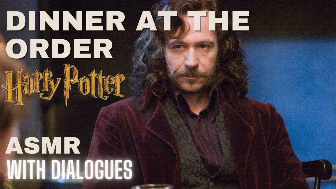Dinner At The Order Ambiance with Sirius Black - Harry Potter Ambiance / ASMR - No music